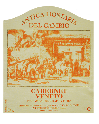 ANTICA HOSTARIA CABERNET 1 l - cassa 12 bottiglie vetro a rendere