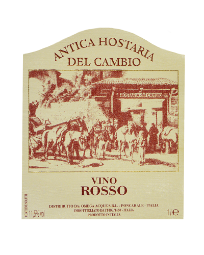 ANTICA HOSTARIA ROSSO 1 l - cassa 12 bottiglie vetro a rendere